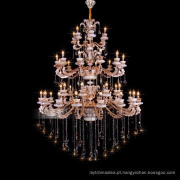 Lustres de egyptian crystal huge hotel classic used lighting fixtures big chandelier 88628